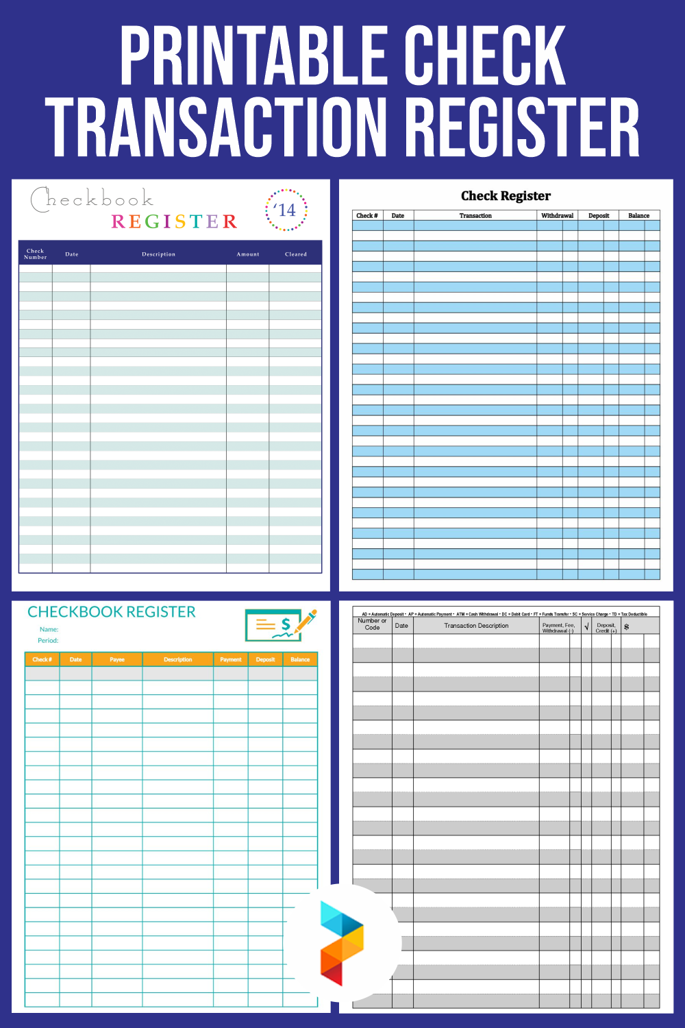 7 Best Free Printable Check Transaction Register PDF for Free at Printablee