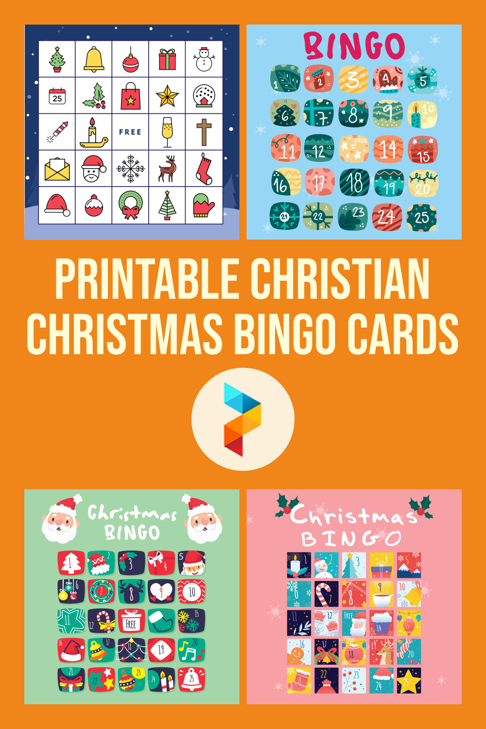 9 Best Free Printable Christian Christmas Bingo Cards PDF for Free at