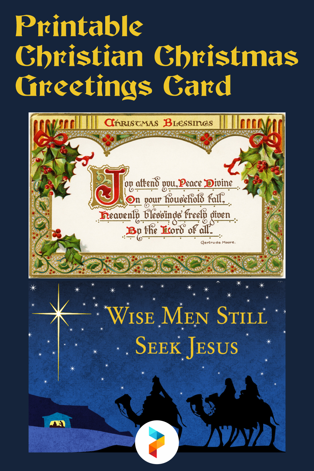 Free Online Printable Religious Christmas Cards