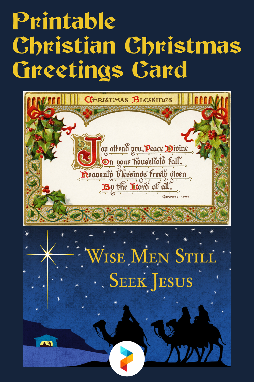 Free Christian Christmas Cards Printable Printable Templates