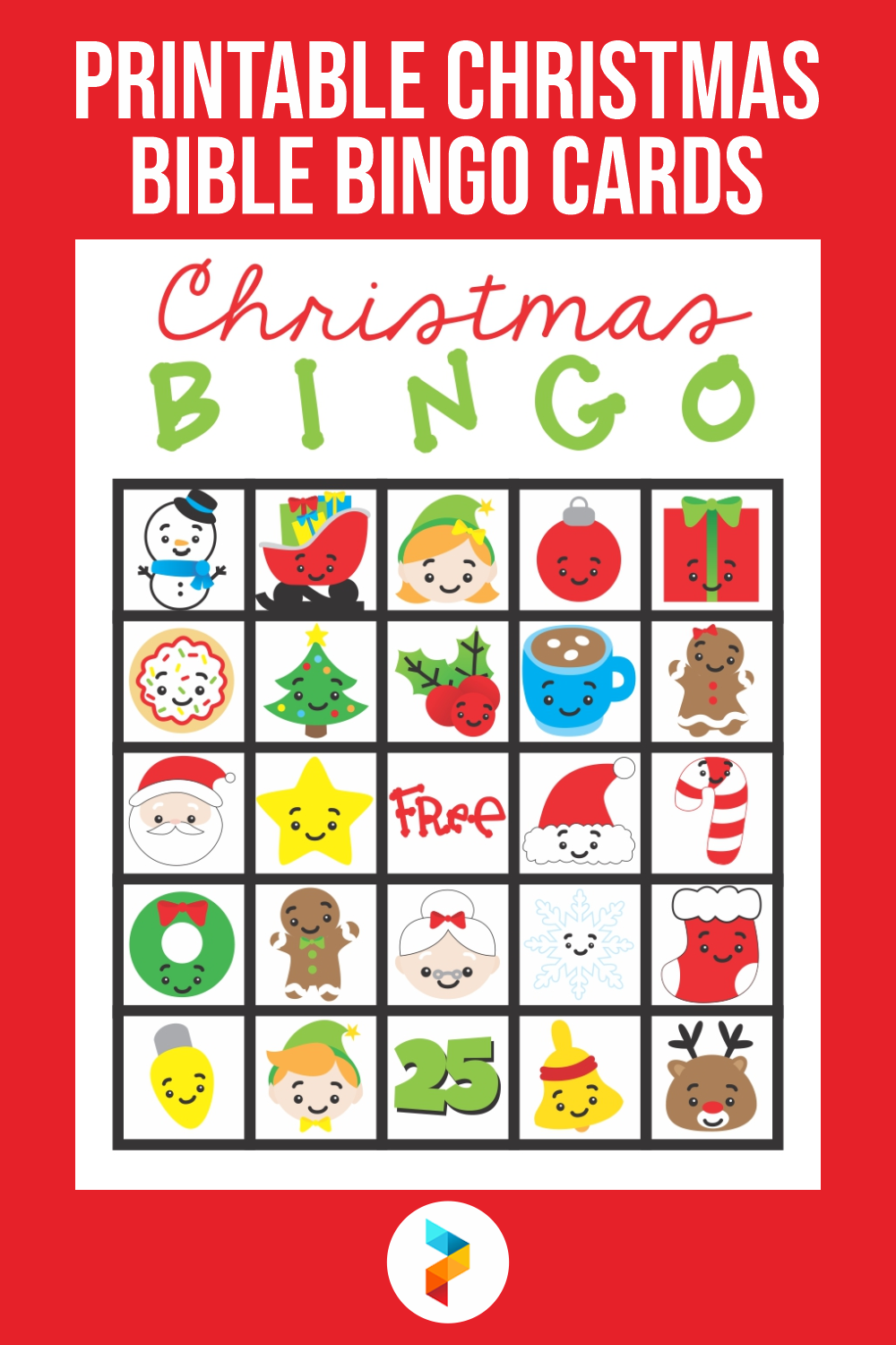 Free Christmas Bible Bingo Cards