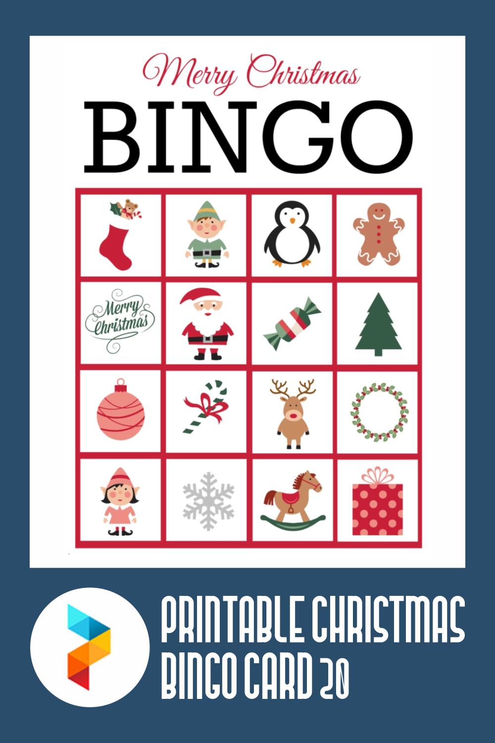 Christmas Bingo Card 20