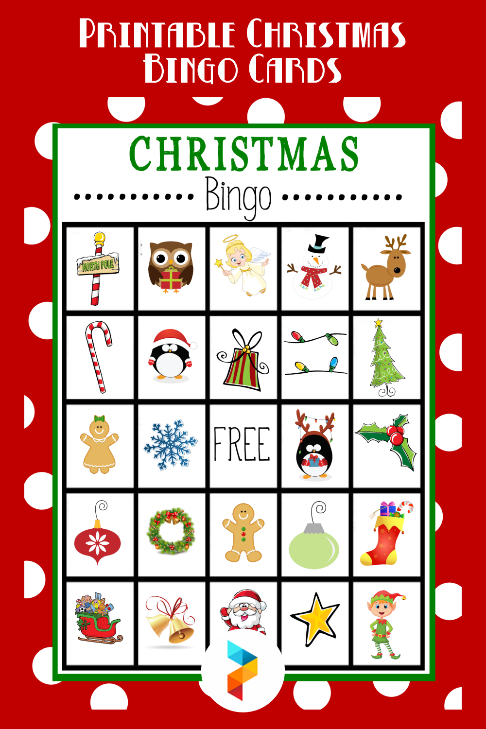 Christmas Bingo Cards - 6 Free PDF Printables | Printablee