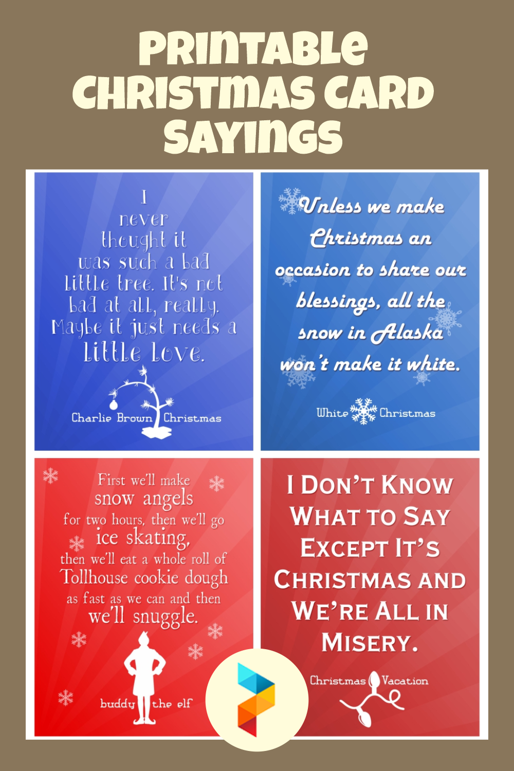 5 Best Free Printable Christmas Card Sayings PDF for Free at Printablee