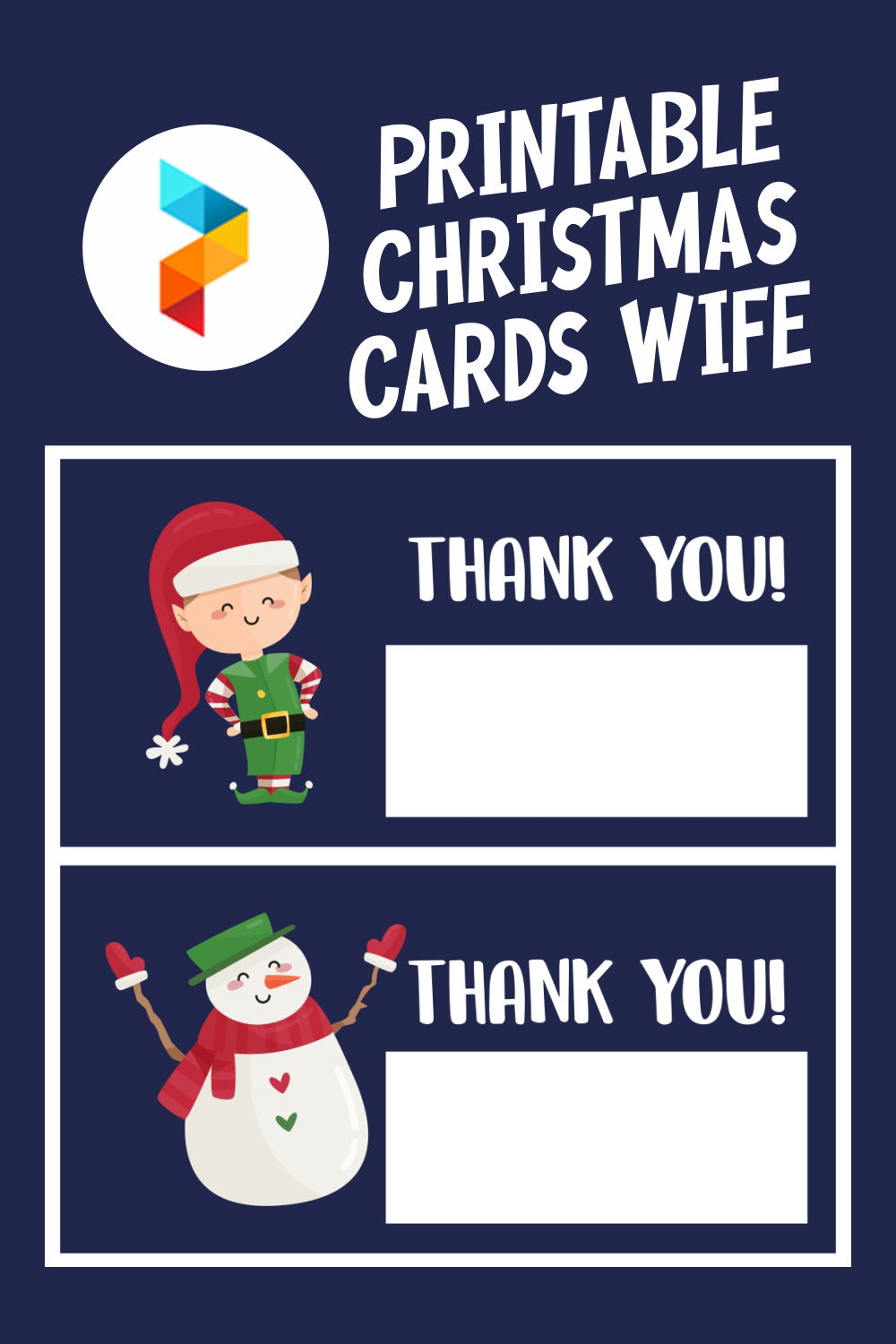 Printable Christmas Cards Wife
