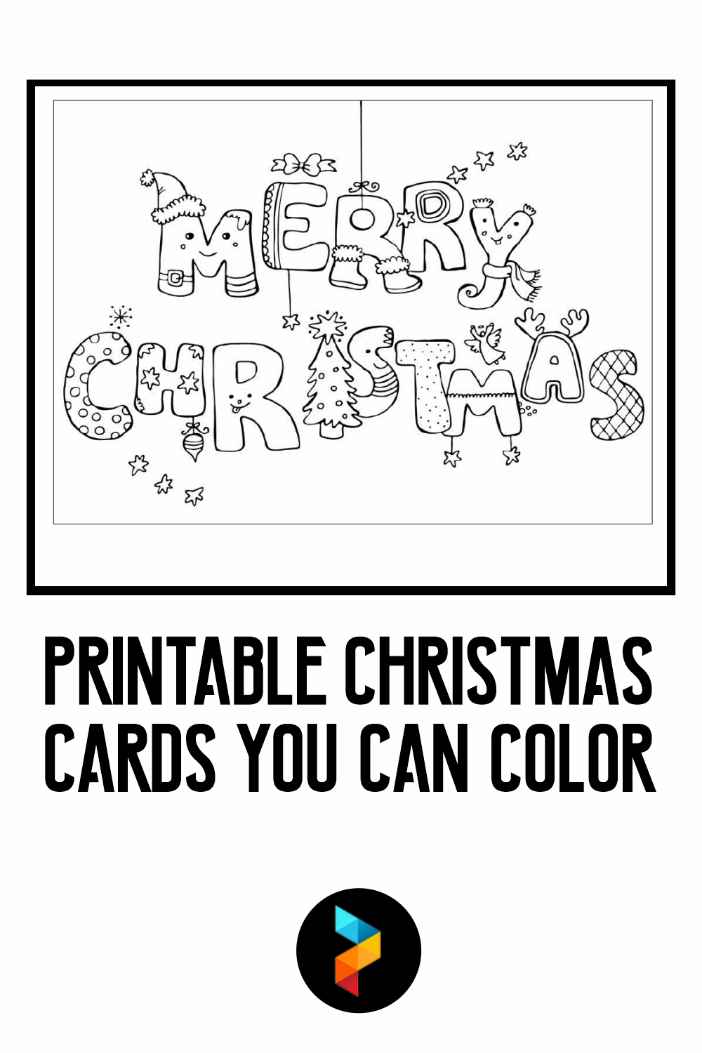 Christmas Cards You Can Color