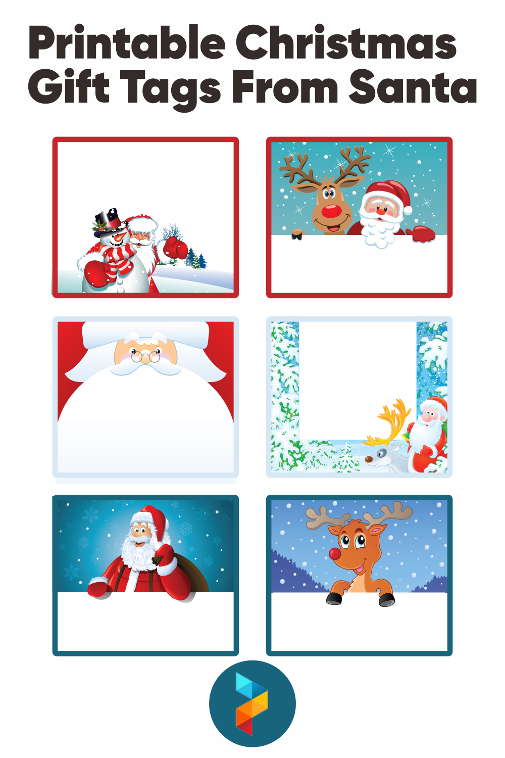 Printable Christmas Gift Tags From Santa