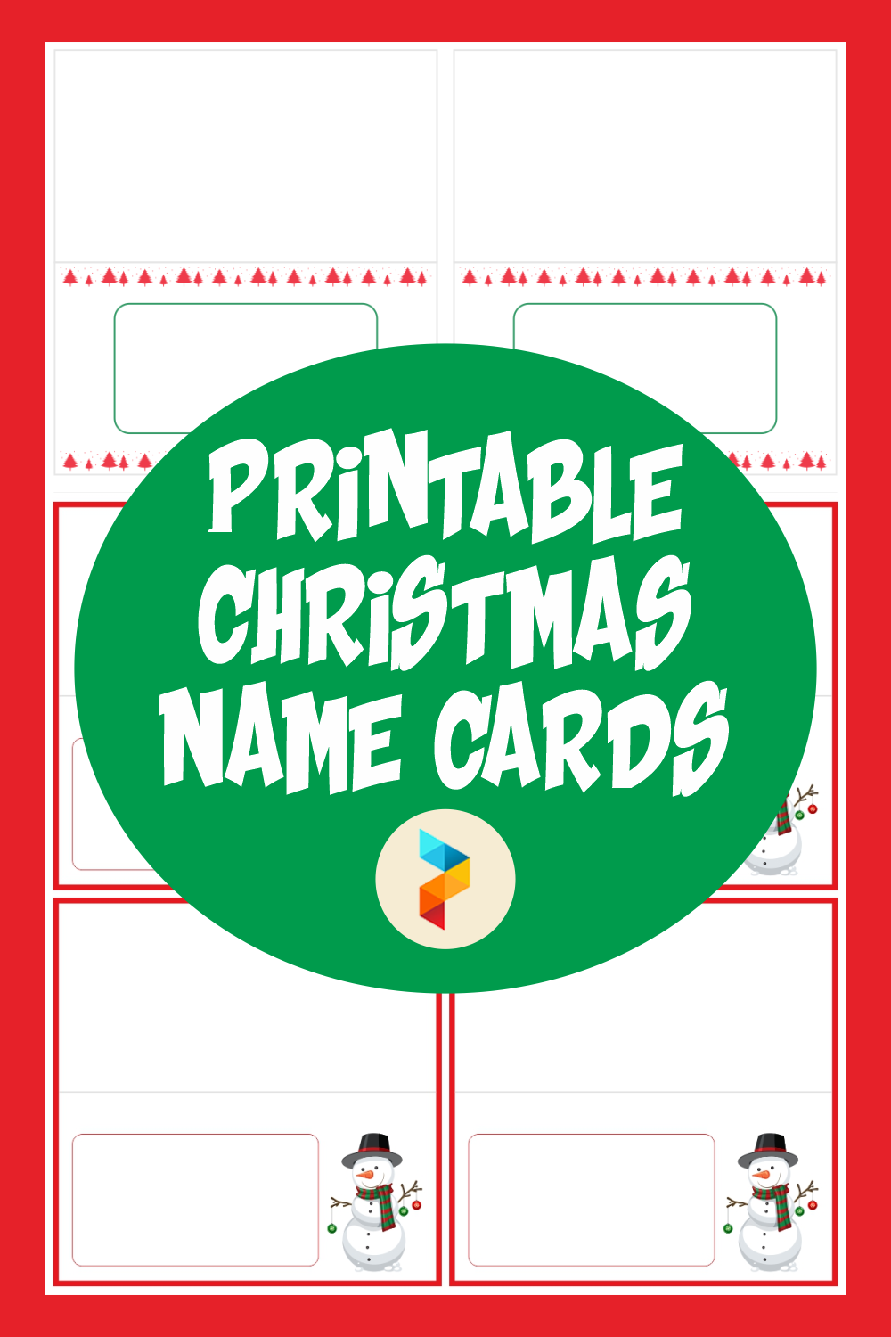 Christmas Name Cards