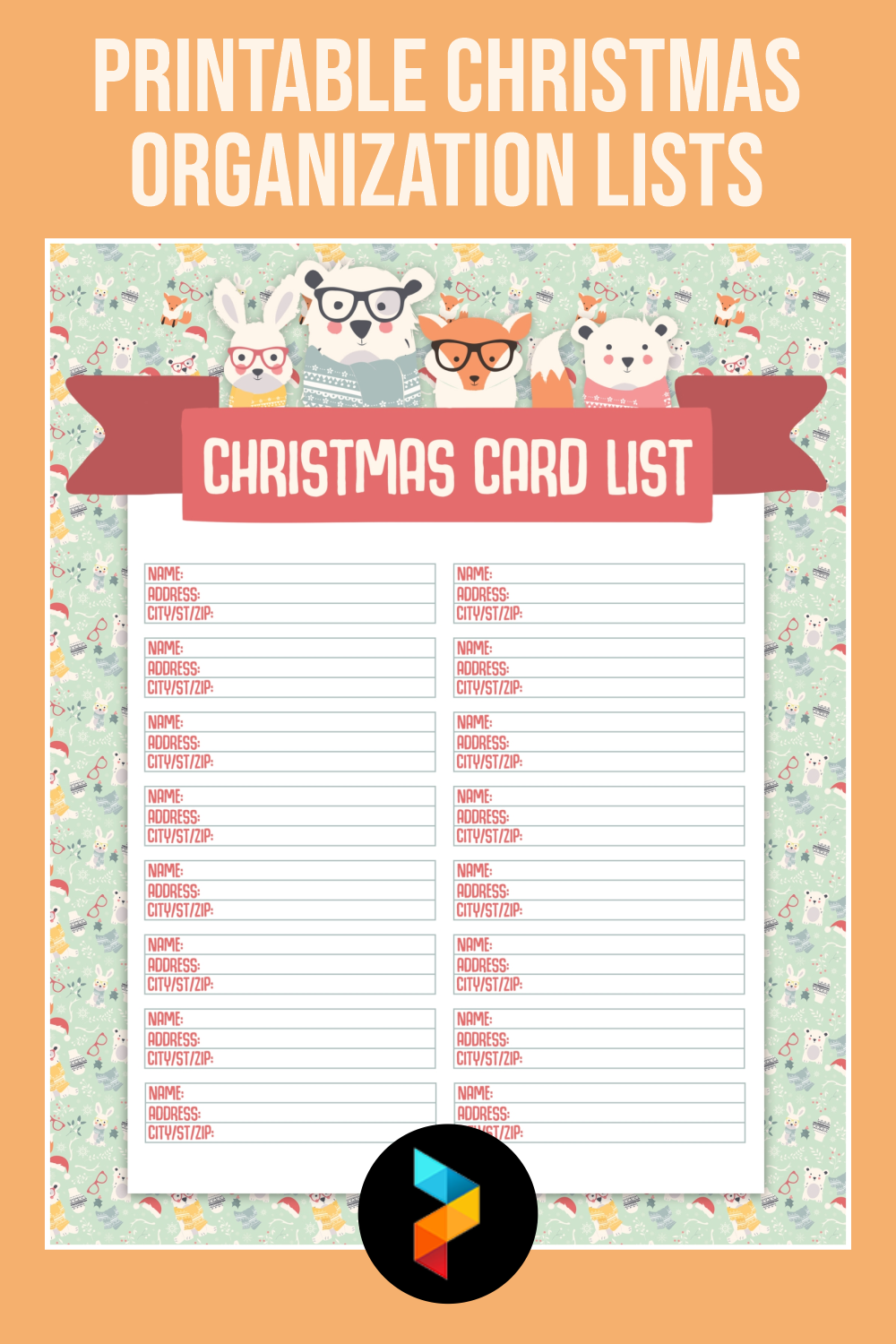 Christmas Organization Lists