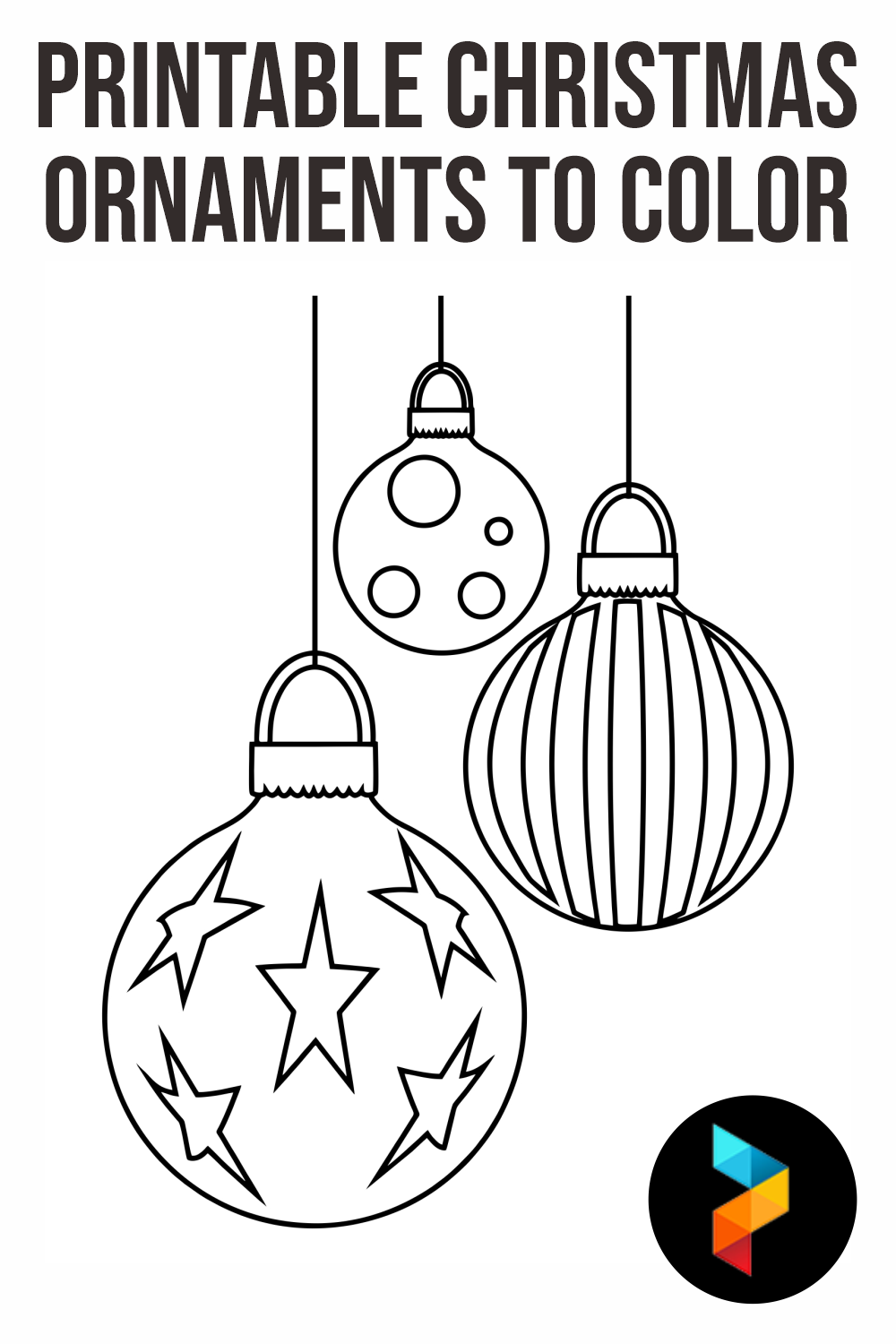 Printable Christmas Ornaments To Color