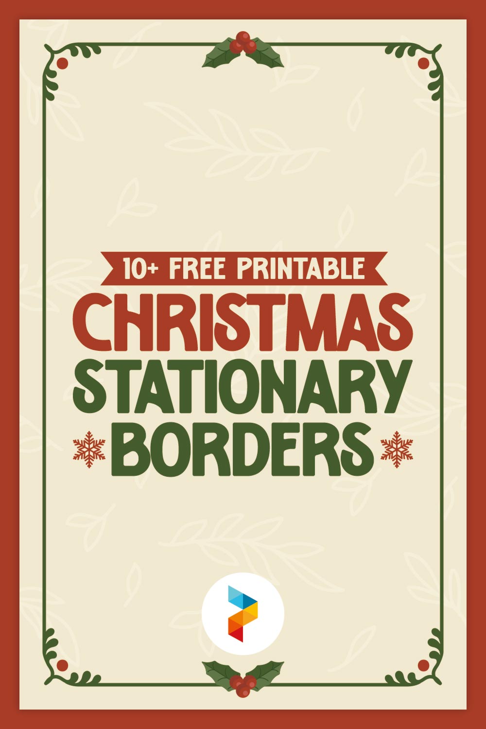 Christmas Stationary Borders