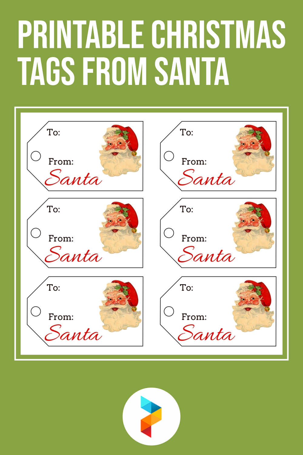 Printable Christmas Tags From Santa