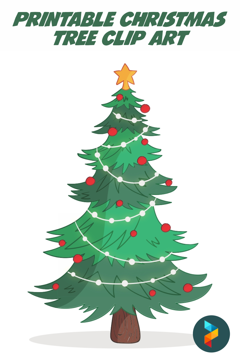 6 Best Free Printable Christmas Tree Clip Art PDF for Free at Printablee