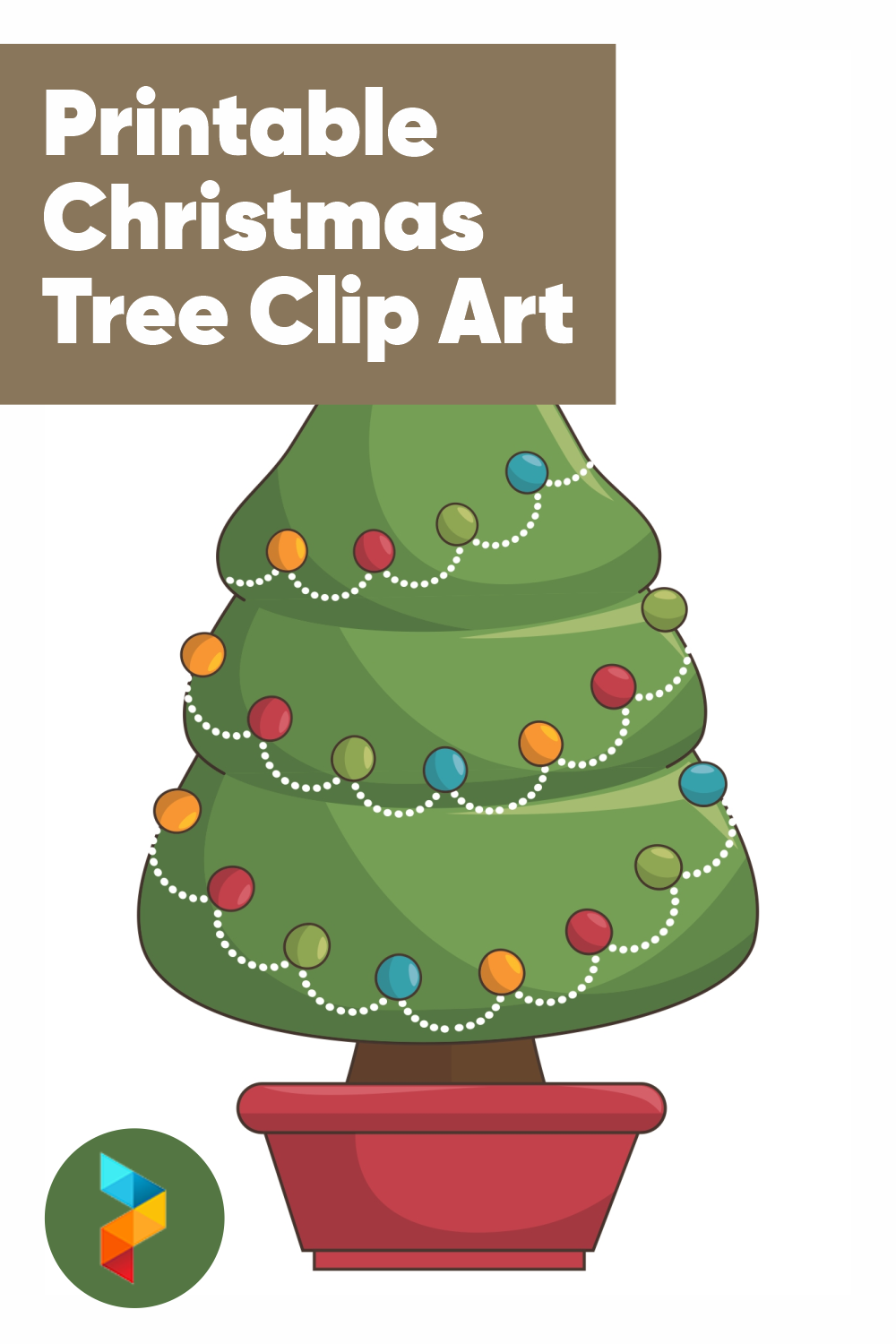 Printable Christmas Tree Clip Art