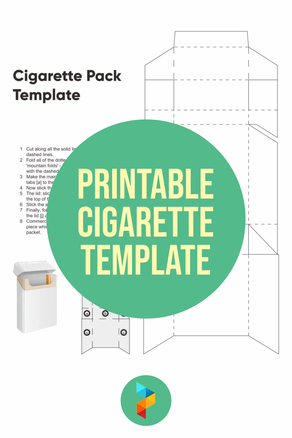 Printable Cigarette Template