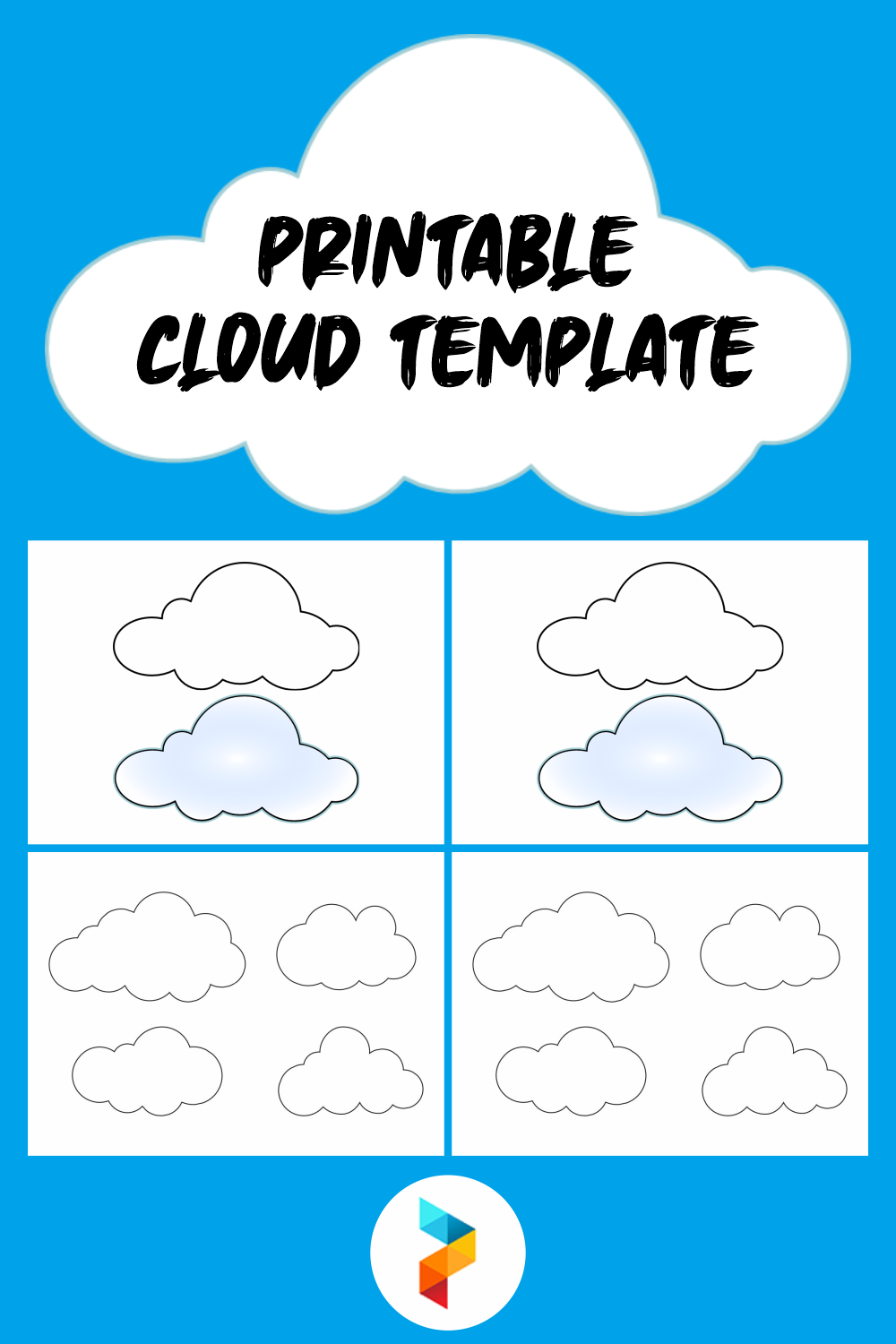 Printable Cloud Template