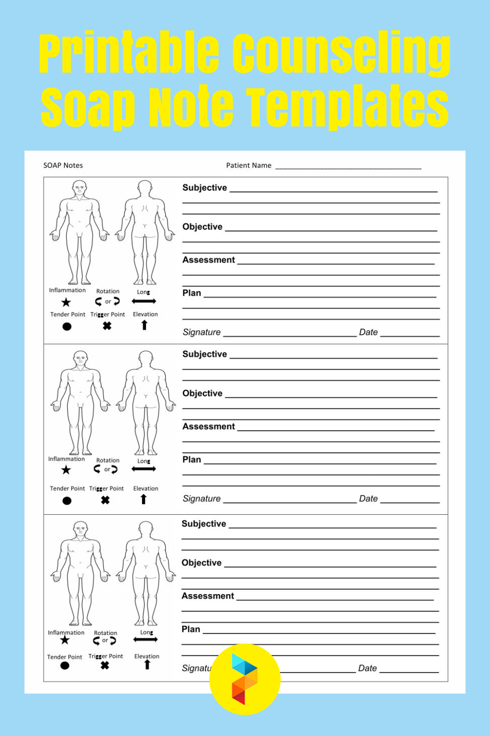 Counseling Soap Note Templates