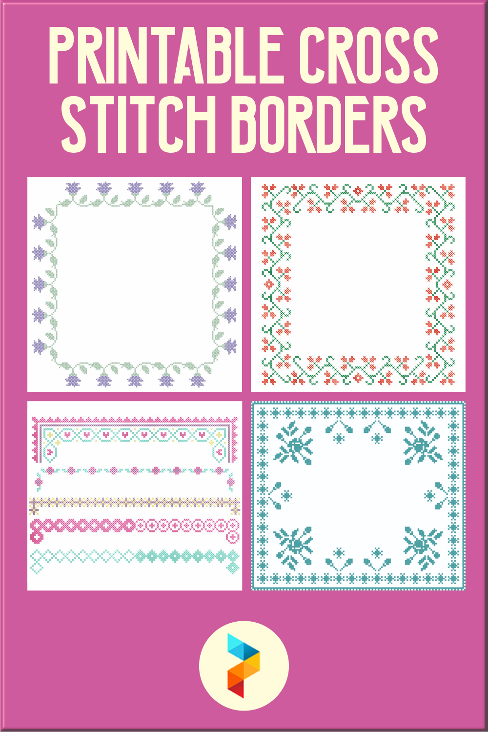 Printable Cross Stitch Borders