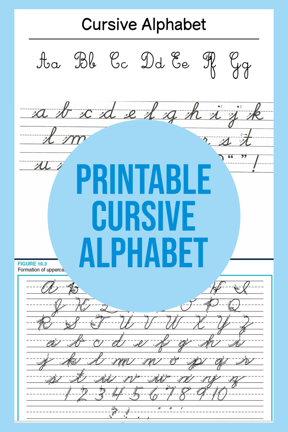 Cursive Alphabet Cursive Alphabet