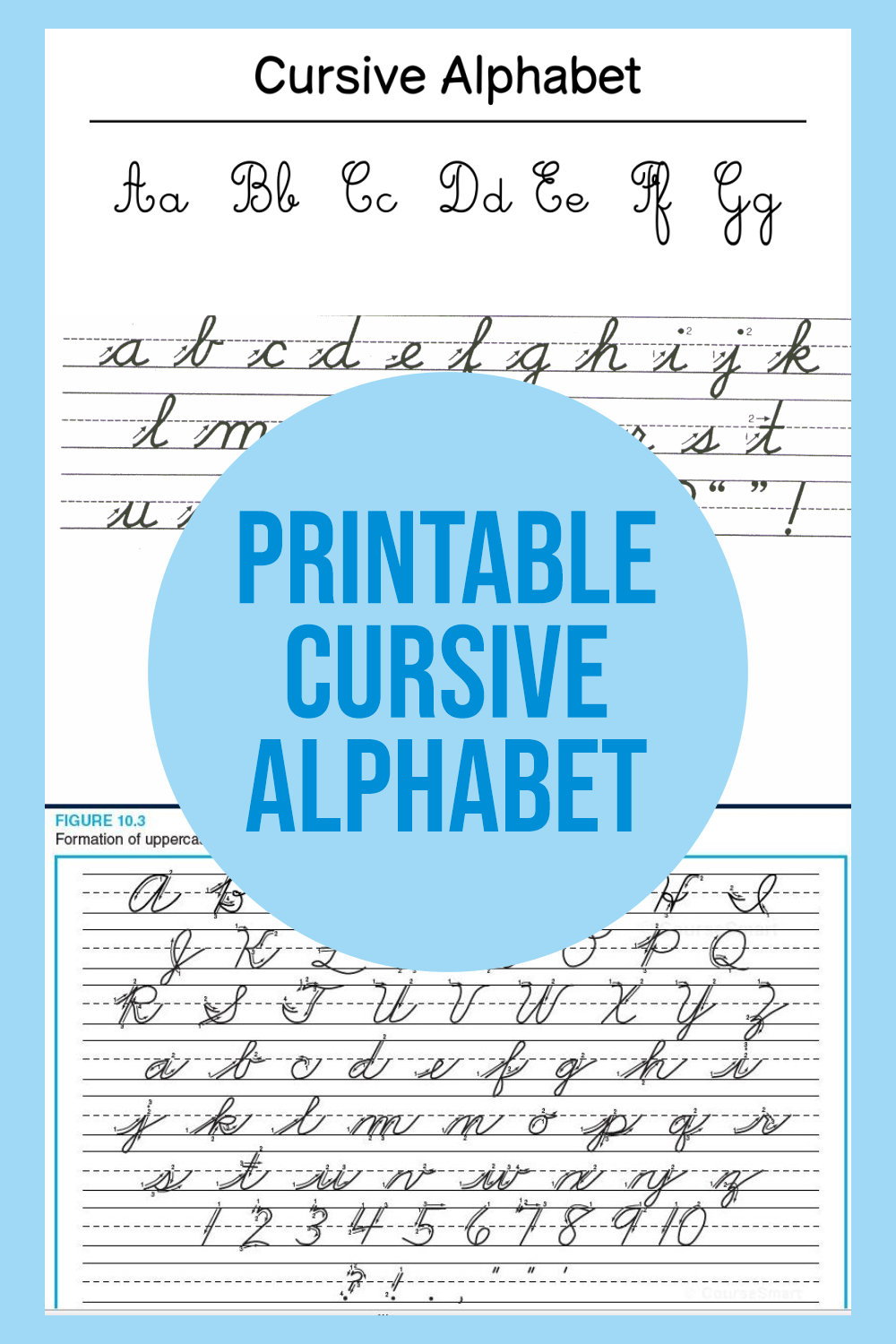 Ellie Parkes Free Printable Cursive Alphabet Letters / These are great