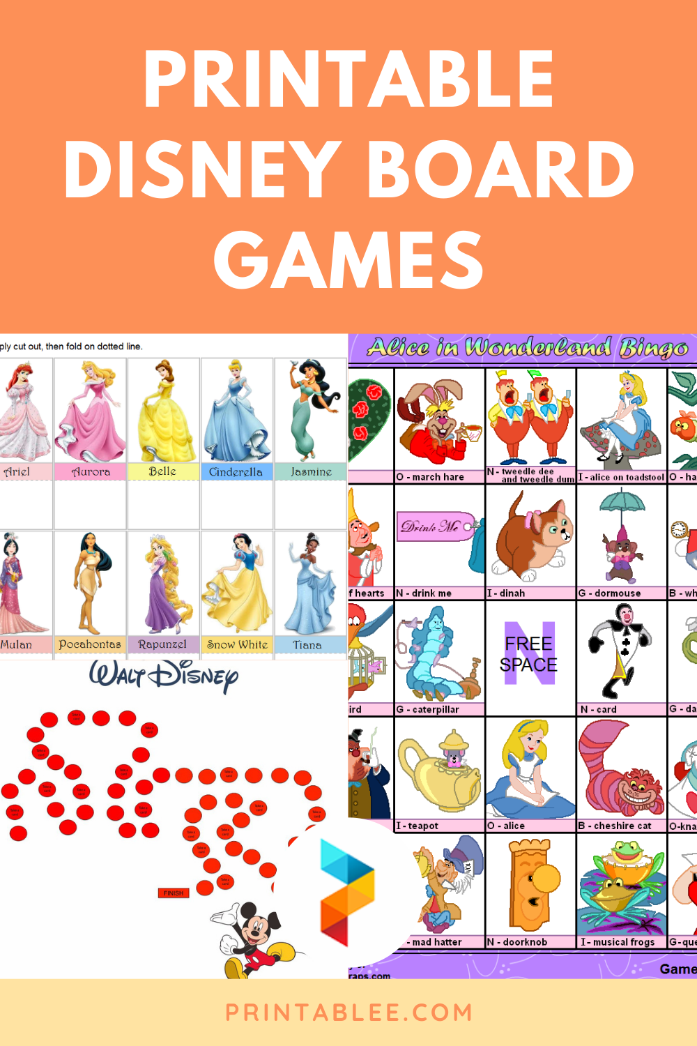 Disney Free Printable Activities