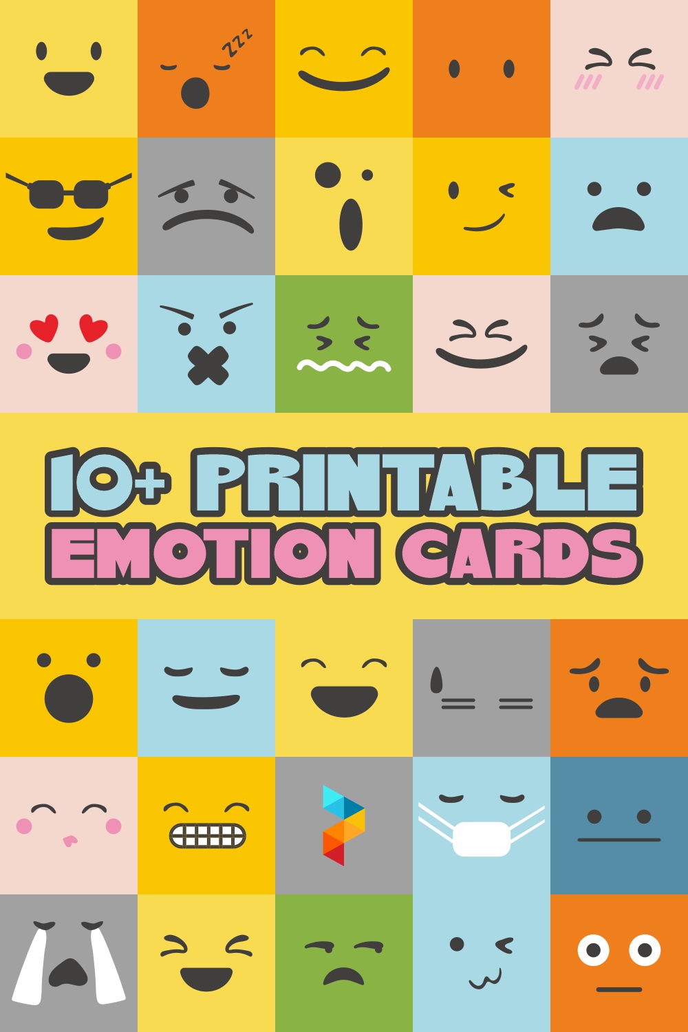 Pin on emotion cards