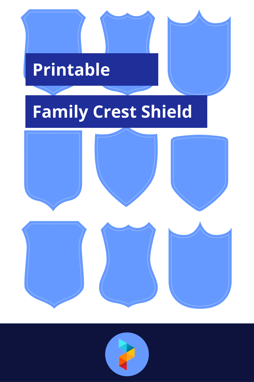 Family Crest Shield 10 Free PDF Printables Printablee