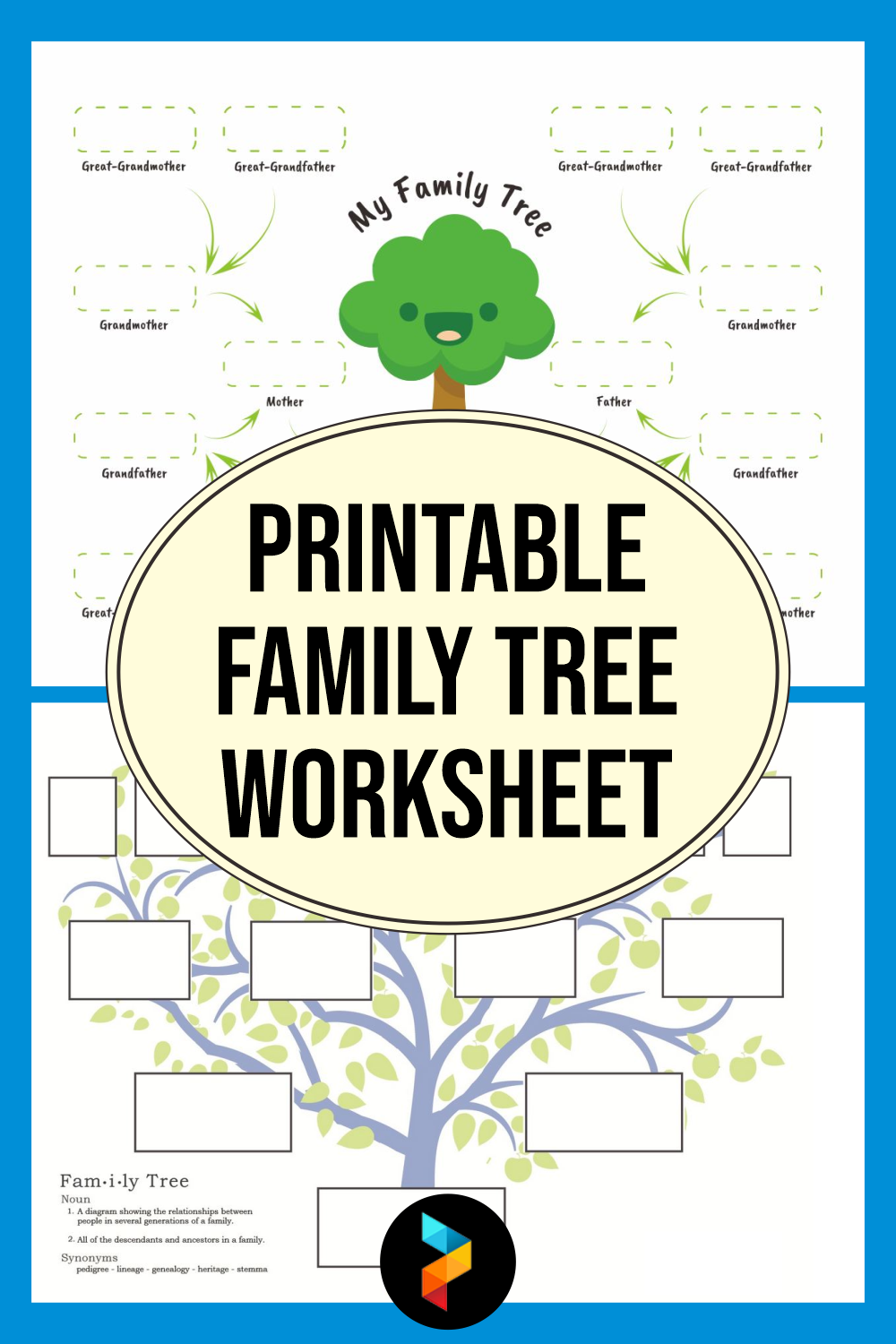 Printable Family Tree Worksheet