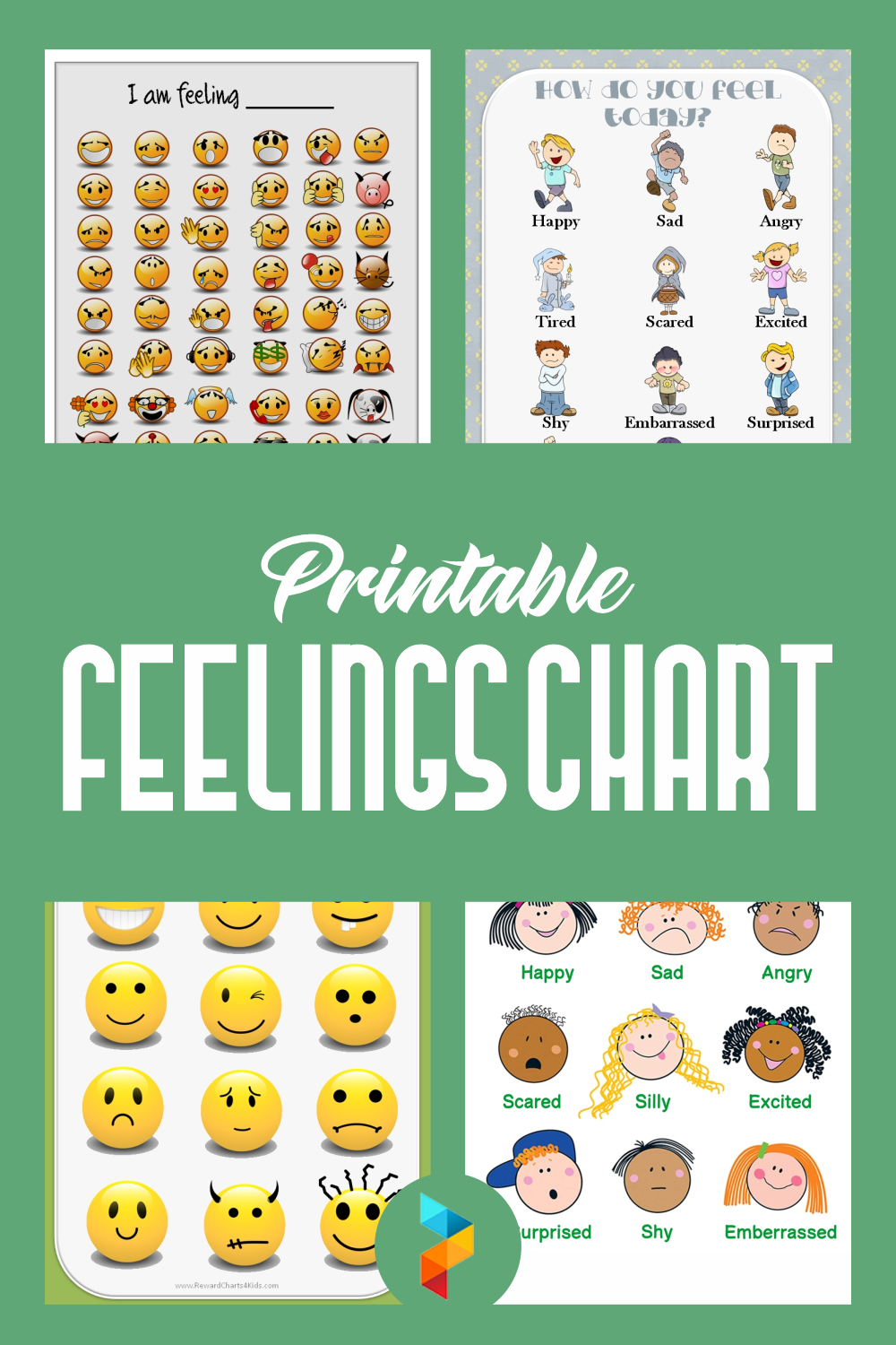 Feelings Chart Free Printable