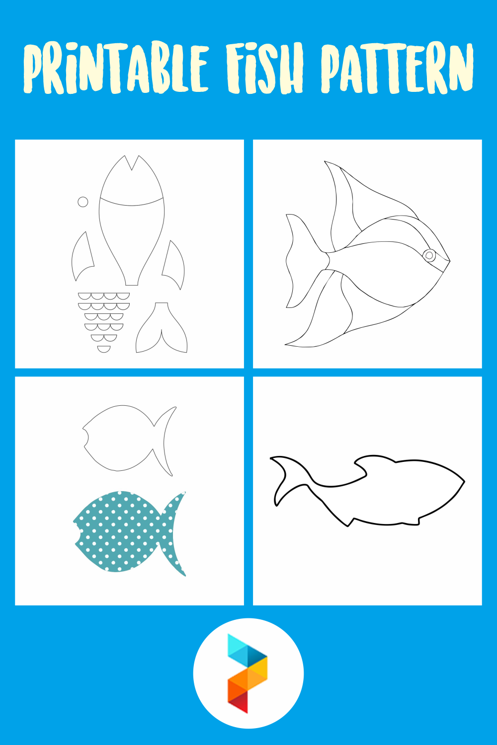 10 Best Printable Fish Pattern Printablee Com