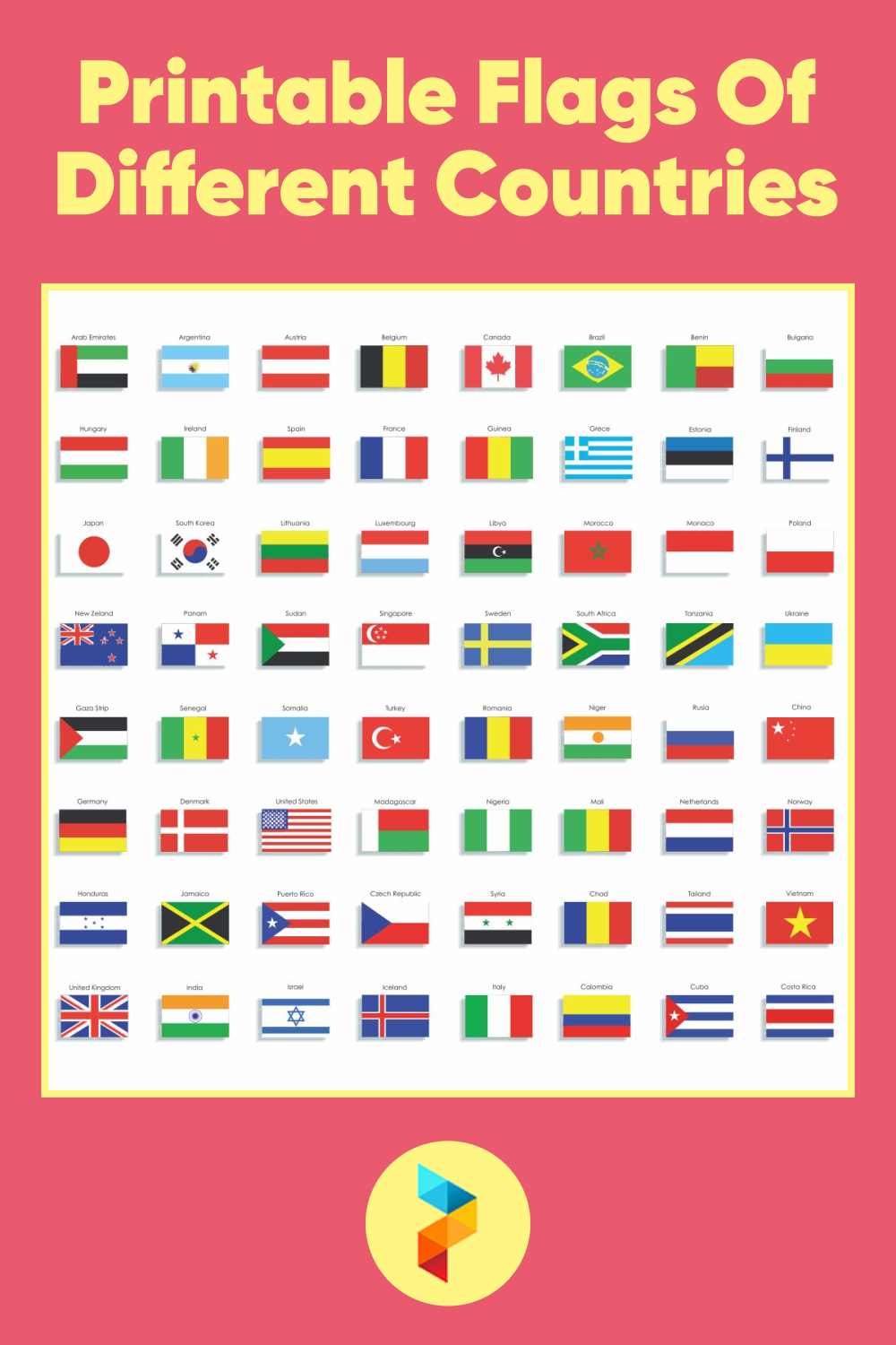 10 Best Printable Flags Of Different Countries printablee com