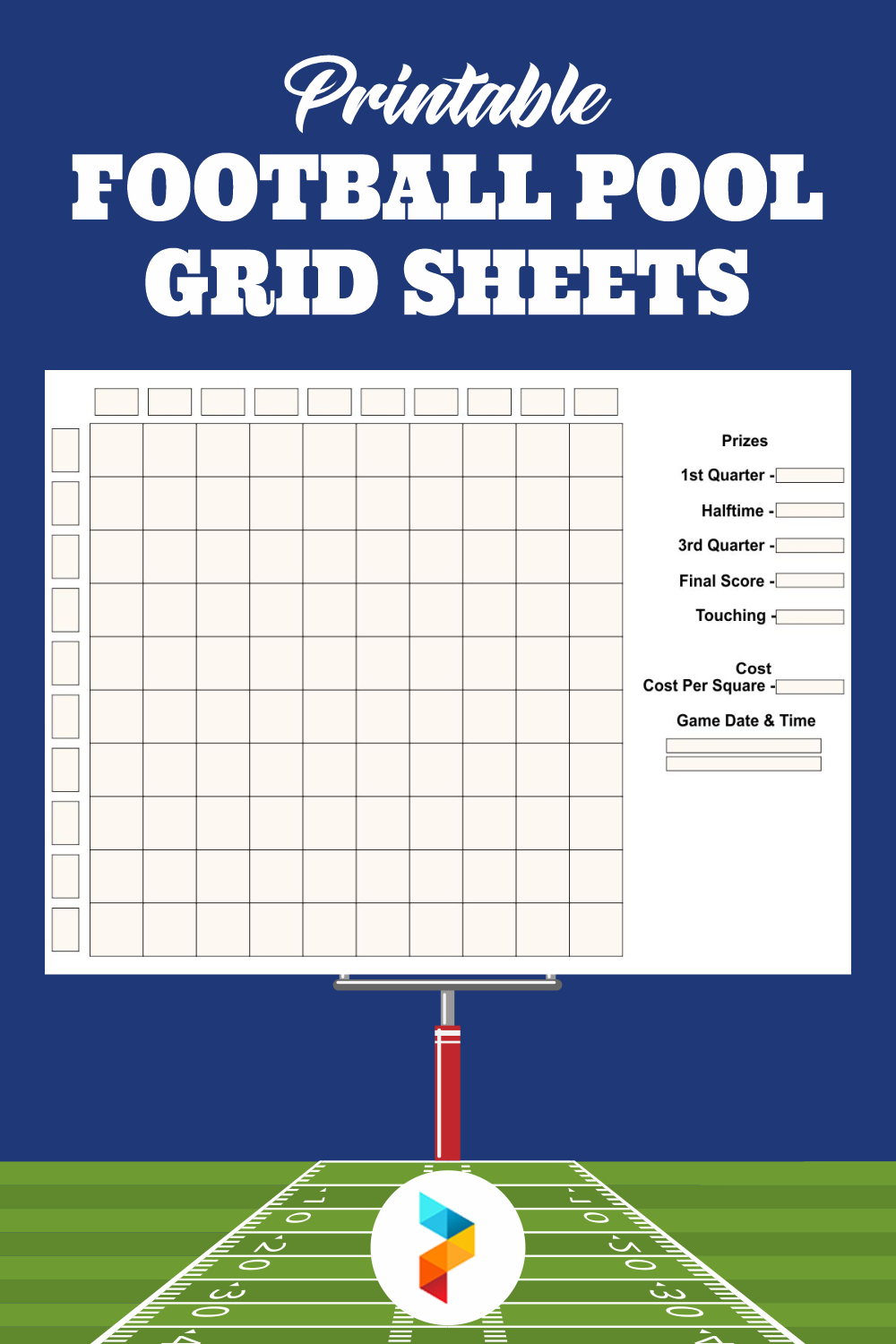 10 Best Printable Football Pool Grid Sheets PDF for Free at Printablee