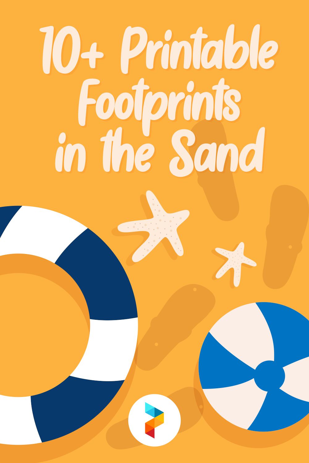 footprints in the sand printable