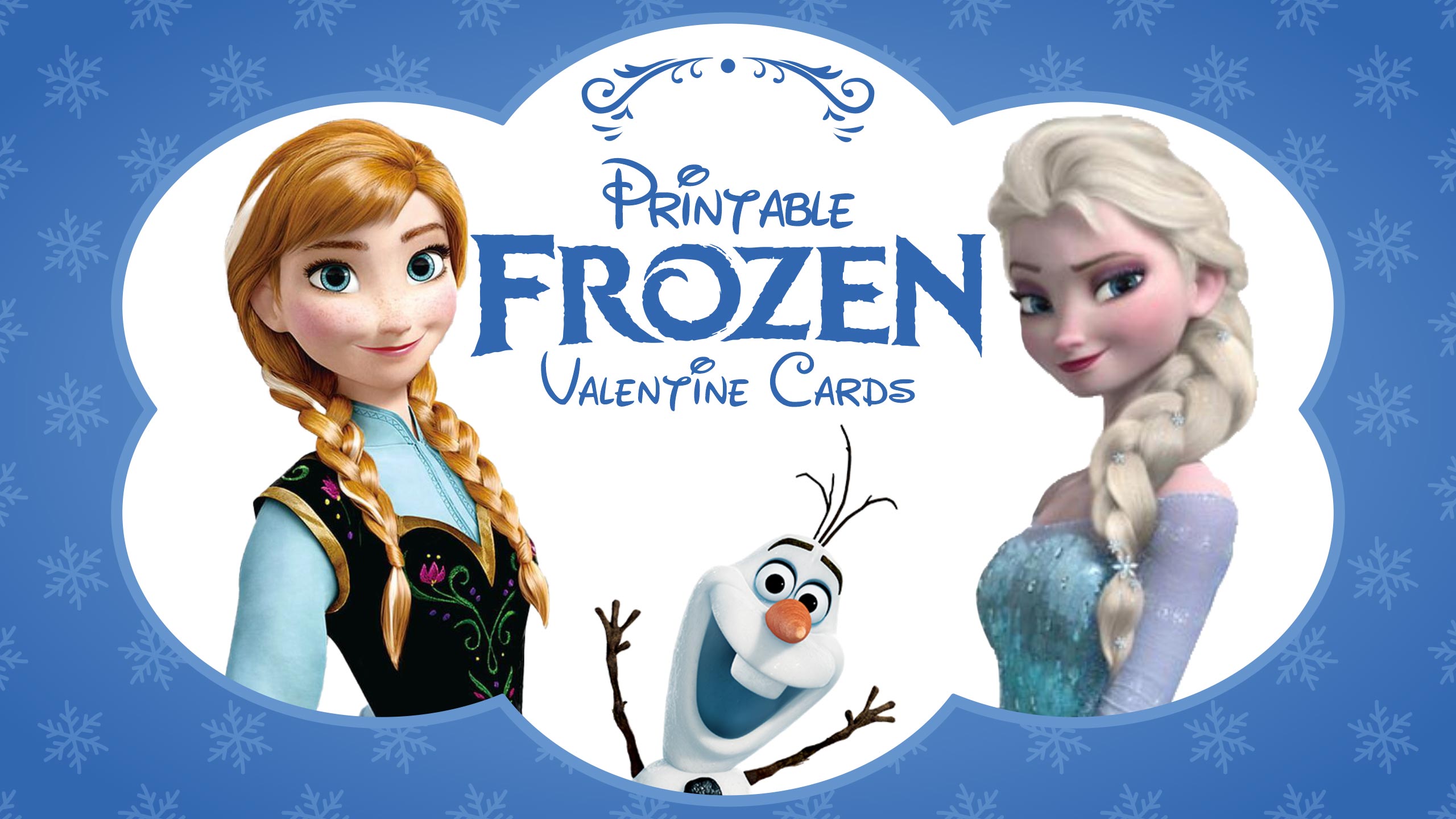 Frozen Valentine Cards