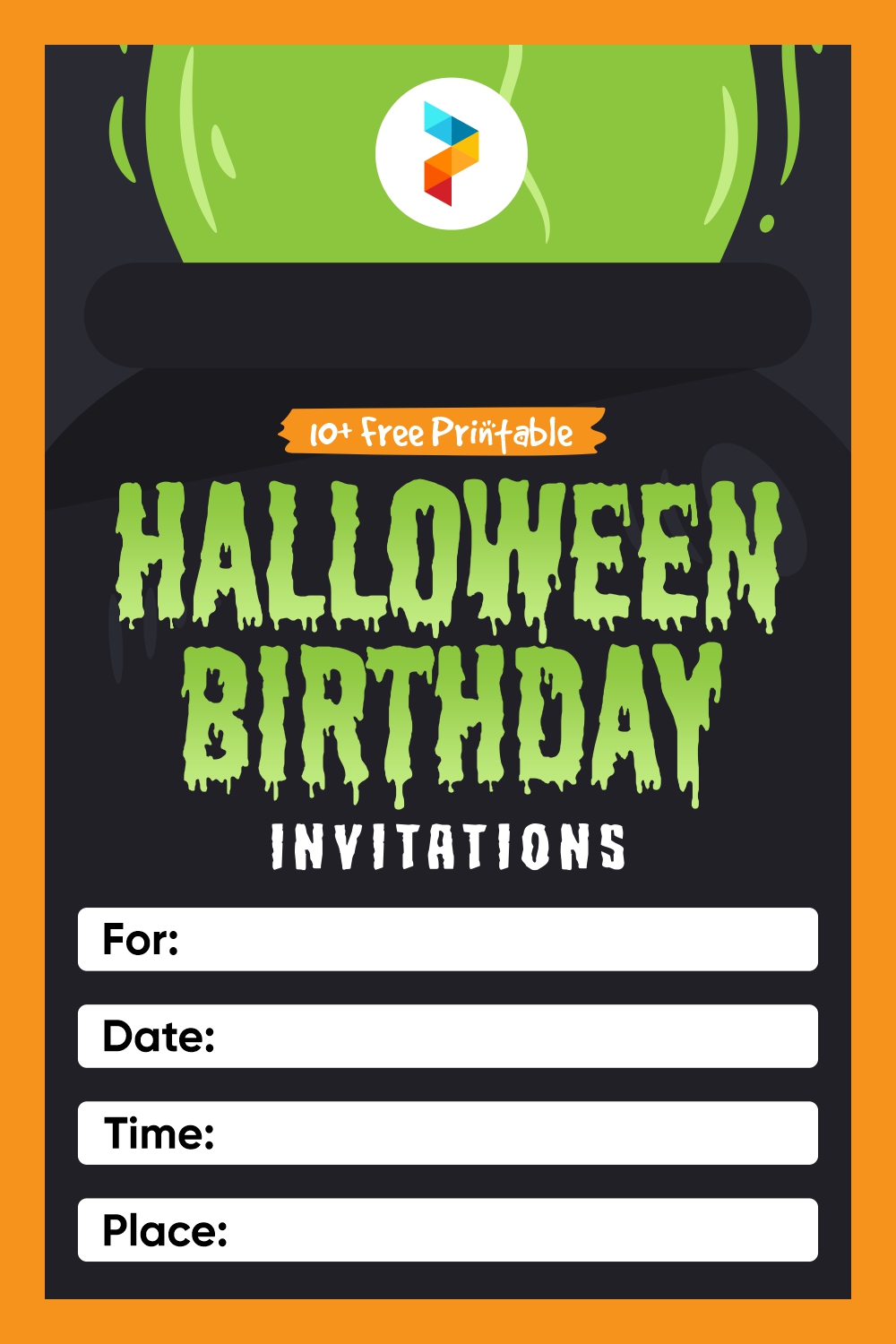 Halloween Birthday Invitations