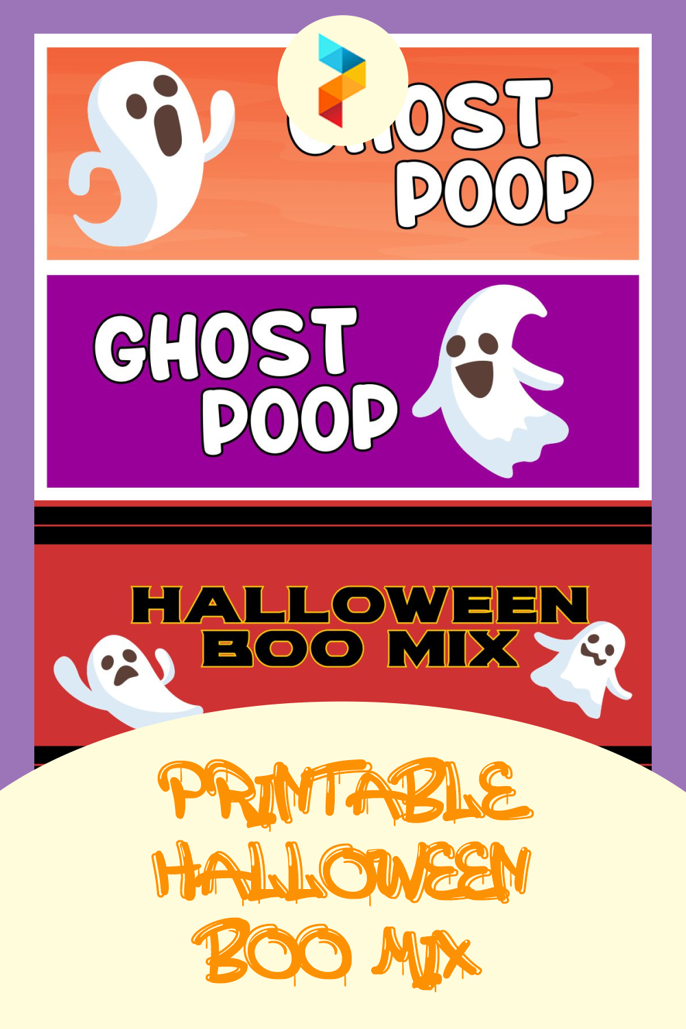 Printable Halloween Boo Mix
