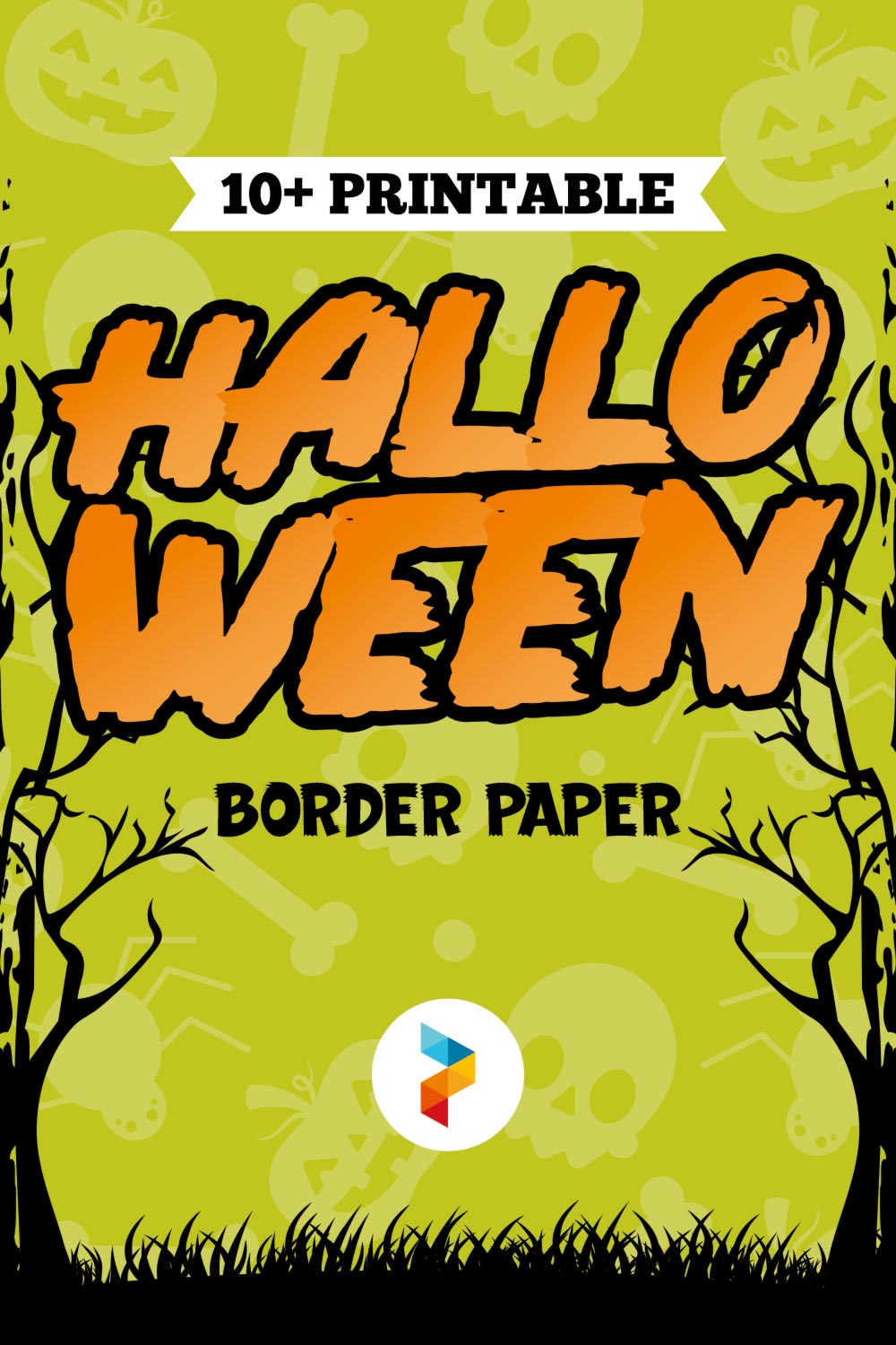 Printable Halloween Border Paper