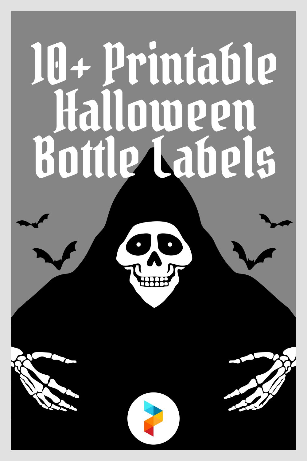 Halloween Bottle Labels