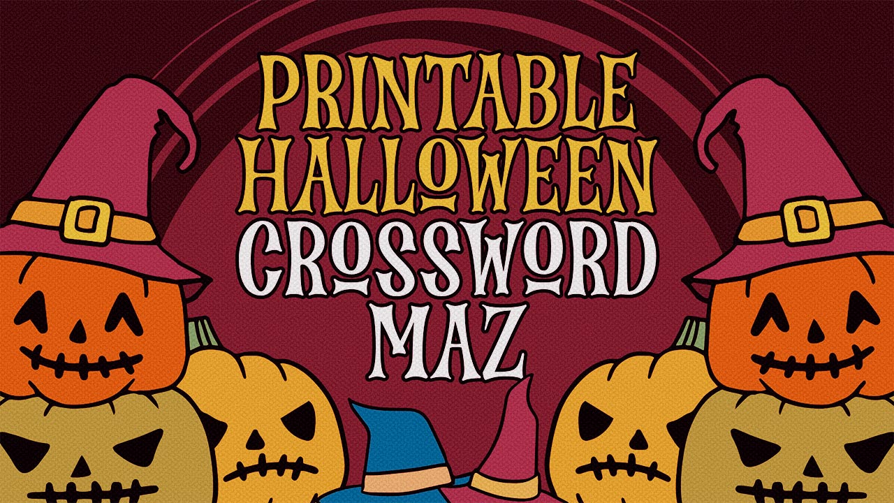 Free Halloween Crossword Maz