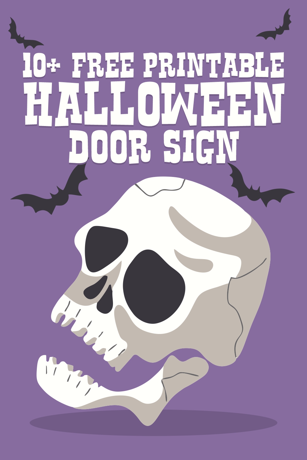 Printable Halloween Door Sign