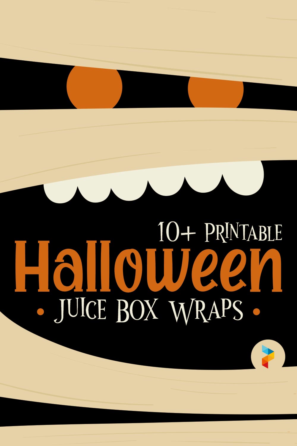 Printable Halloween Juice Box Wraps
