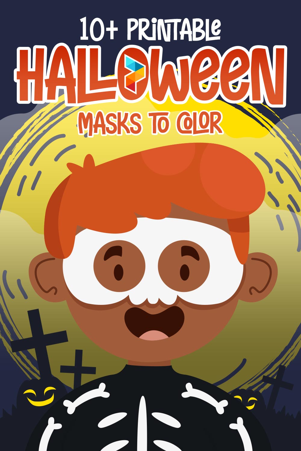 Printable Halloween Masks To Color