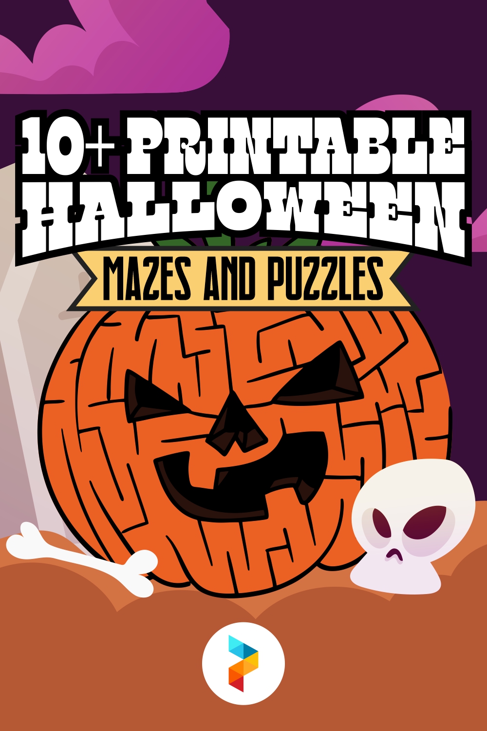 Halloween Mazes And Puzzles 15 Free Pdf Printables Printablee 