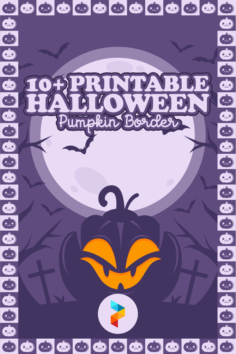 Halloween Pumpkin Border Halloween Pumpkin Border