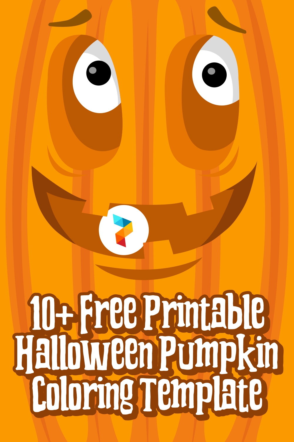 Printable Halloween Pumpkin Coloring Template