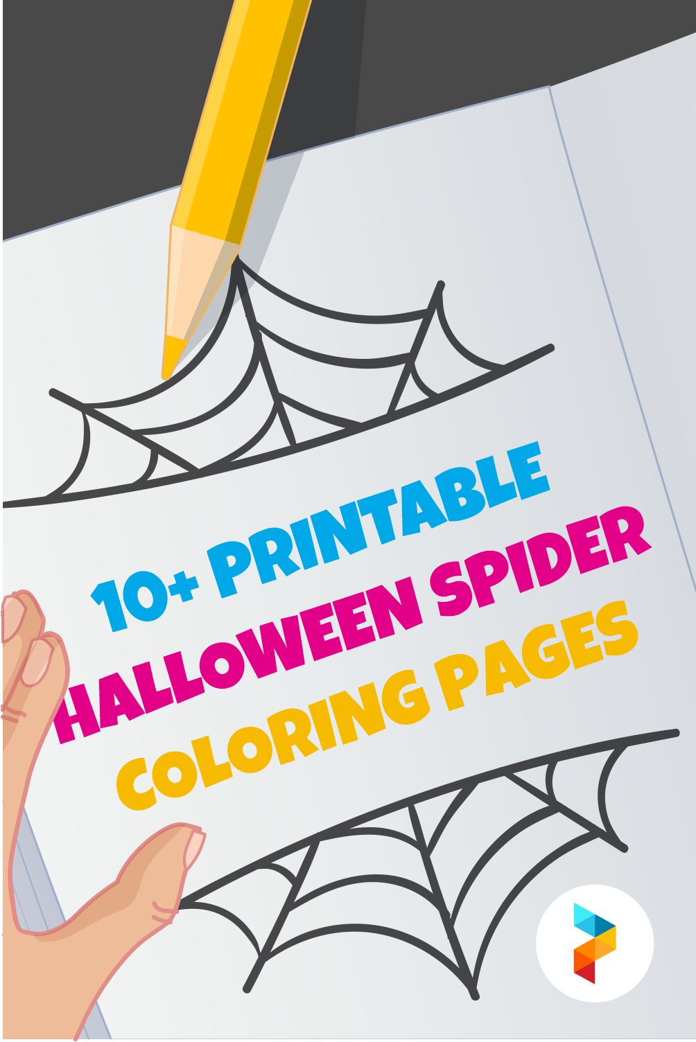 Halloween Spider Coloring Pages