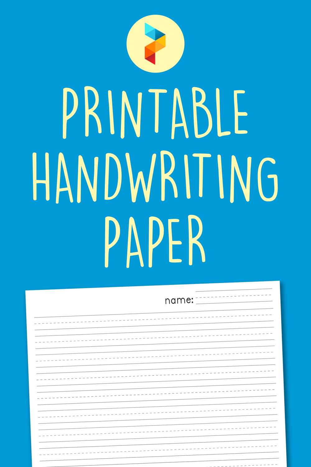 10 Best Printable Handwriting Paper Template Printablee Com Kulturaupice