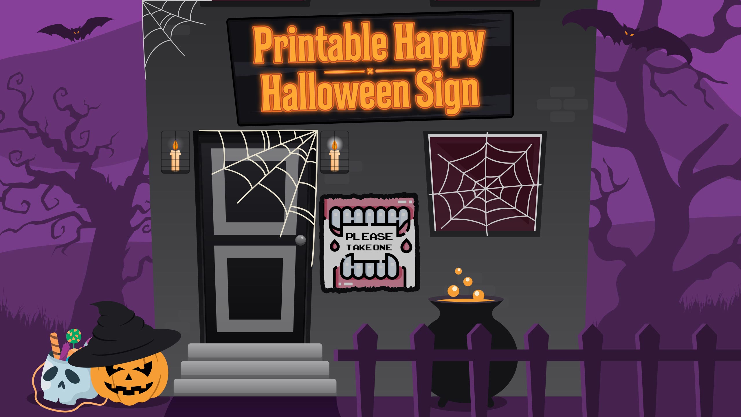 Happy Halloween Sign