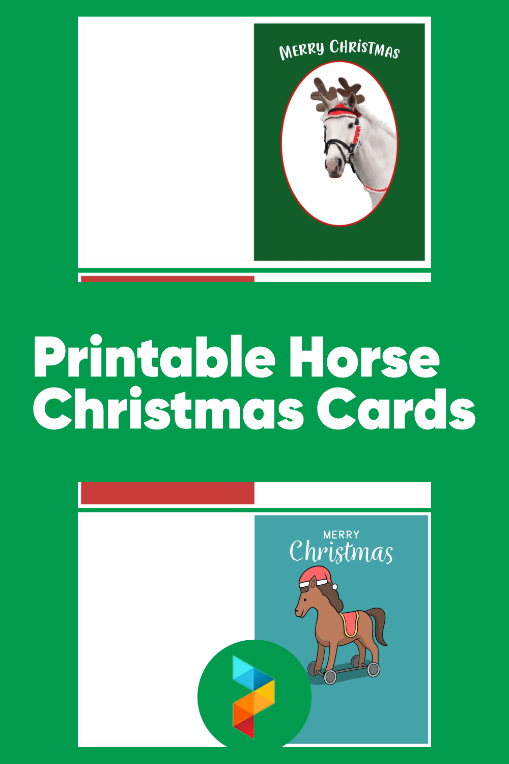 8 Best Printable Horse Christmas Cards PDF For Free At Printablee
