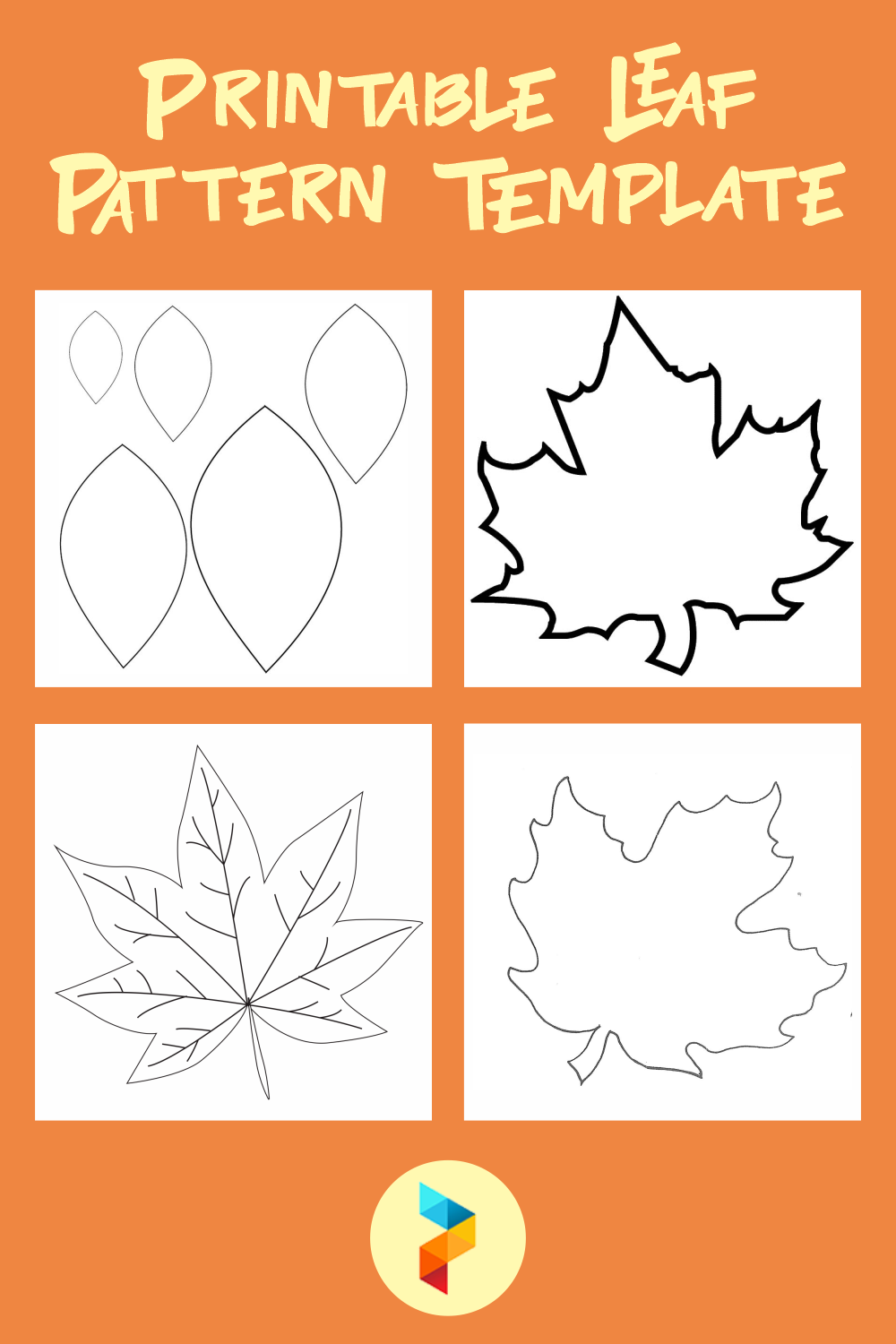 10 Best Printable Leaf Pattern Template PDF for Free at Printablee